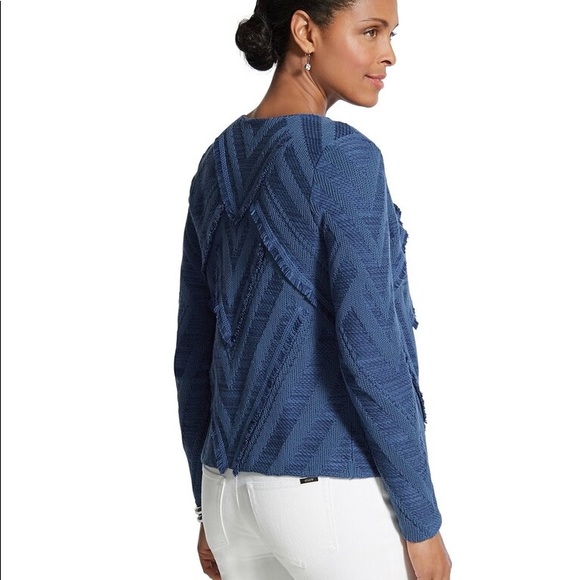 CHICO’S Macie Cardigan Blue 0 Small - Picture 2 of 7